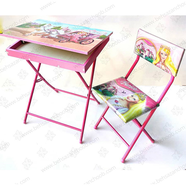 میز تحریر تاشو باکسدار باربی M605